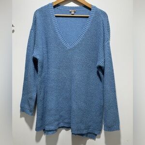 J.Jill Women’s Large Blue Sweater wool blend